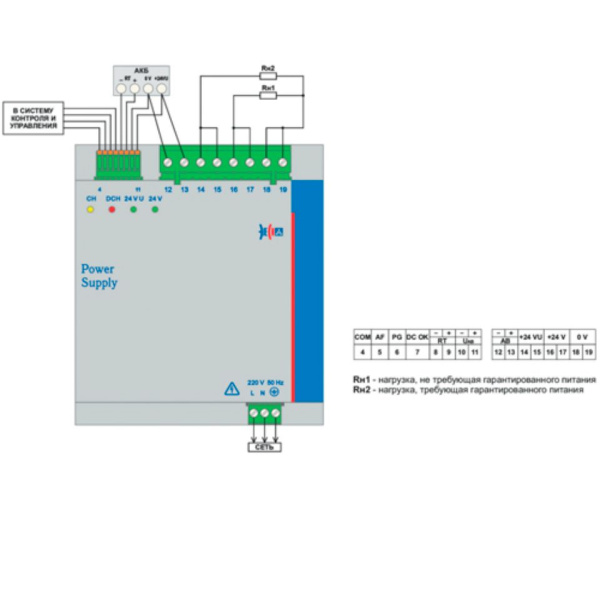 Источник питания EF А UPS 1AC/24DC-16